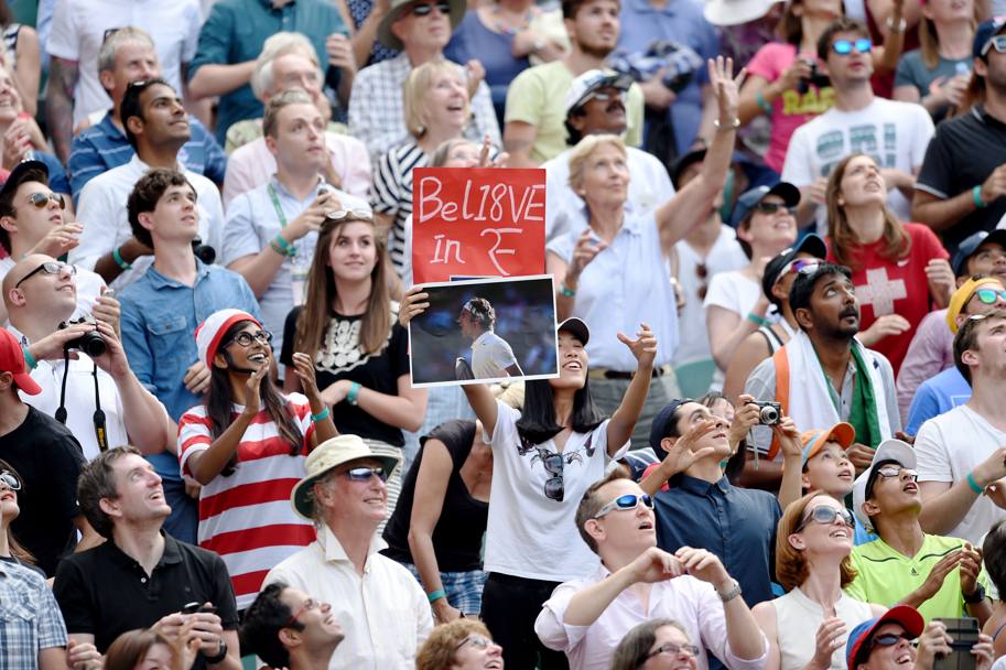  Wimbledon Trubuna e tifosi (Action Images)